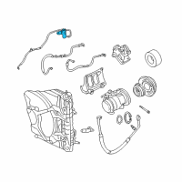 OEM 2003 Chrysler Concorde DRIER-Air Conditioning Filter Diagram - 5101762AA