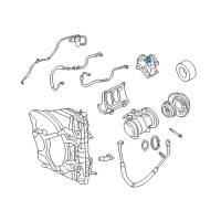 OEM Chrysler Cap-High Flow Valve Core Diagram - 4723017