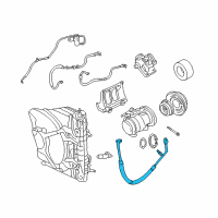 OEM 2003 Chrysler Concorde Line-A/C Discharge Diagram - 4758335AE