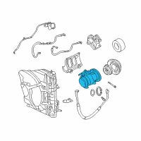 OEM 2000 Chrysler Concorde COMPRES0R-Air Conditioning Diagram - 4758322AC