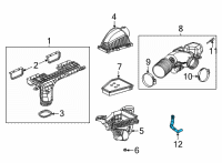 OEM 2021 Jeep Grand Cherokee L MAKE UP AIR Diagram - 68445360AA