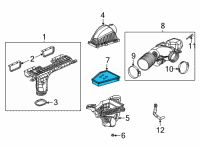 OEM Jeep Grand Cherokee L AIR Diagram - 68376815AA