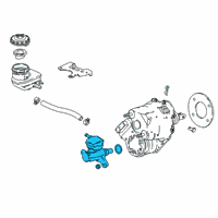 OEM 2022 Honda Accord Set, M/C+Reservoir Collec Diagram - 46101-TVA-A00