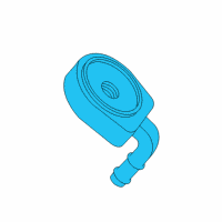 OEM 2002 Ford Focus Oil Cooler Assembly Diagram - YS4Z-6A642-AA