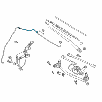 OEM 2015 Nissan Versa Hose-Washer Diagram - 28935-1HB1A