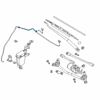 OEM 2019 Nissan Versa Hose-Washer Diagram - 28935-1HB1A