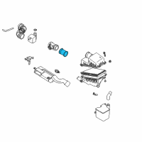 OEM Kia Spectra Hose-Air Int Diagram - 0K2A513222