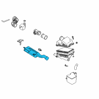 OEM Kia Sephia Duct Assembly-Front ESH Air Diagram - 0K2AA13200C