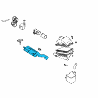 OEM Kia Spectra Duct Assembly-Front ESH Air Diagram - 0K2AA13200C