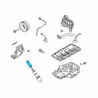 OEM Ford Filter Element Diagram - KR3Z-6731-A