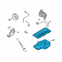 OEM Ford Oil Pan Diagram - KR3Z-6675-A