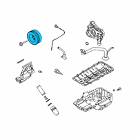 OEM Ford Mustang Vibration Damper Diagram - KR3Z-6312-A