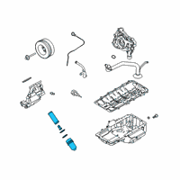 OEM 2020 Ford Mustang Oil Filter Diagram - KR3Z-6A832-A