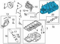 OEM Ford Mustang Intake Manifold Diagram - GR3Z-9424-C