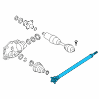 OEM 2021 BMW 745e xDrive DRIVE SHAFT ASSY FRONT Diagram - 26-20-9-452-673