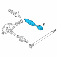 OEM 2018 BMW X3 Front Right Cv Axle Shaft Diagram - 31-60-8-643-184