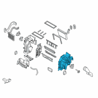 OEM Hyundai Sonata Case-Heater Blower, RH Diagram - 97135-3S000