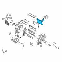 OEM Hyundai Sonata Core & Seal Assembly-Evaporator Diagram - 97140-3S000