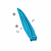 OEM 2020 Cadillac XT4 Tail Lamp Diagram - 84864833
