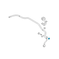 OEM 2014 Nissan Rogue Select Nut Diagram - 01223-N2011