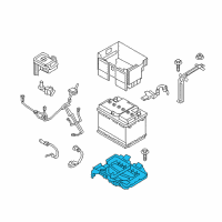 OEM 2019 Hyundai Elantra Tray Assembly-Battery Diagram - 37150-F2100