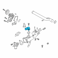 OEM 2019 Kia Sedona Fitting-Water Outlet Diagram - 256113L300