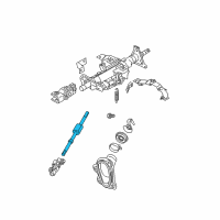 OEM 2006 Infiniti G35 Shaft Assy-Steering Column, Lower Diagram - 48822-AC900