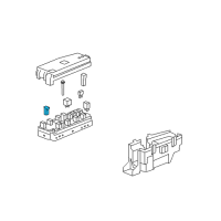 OEM Saturn Vue Maxi Fuse Diagram - 96377978