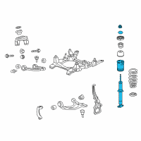 OEM 2009 Cadillac CTS Strut Diagram - 19210518