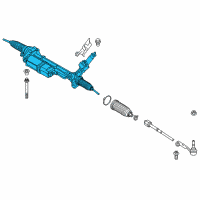 OEM 2016 BMW X5 Exchange Hydro Steering Gear, Active Steering Diagram - 32-10-6-863-862