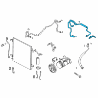 OEM 2019 Nissan Armada Pipe-Front Cooler, Low Diagram - 92450-1LA0A