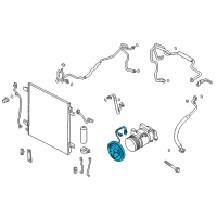 OEM Nissan Pathfinder Clutch Assy-Compressor Diagram - 92660-9FE0A