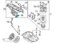 OEM Hyundai Santa Fe Gasket-Throttle Body Diagram - 28313-2M100