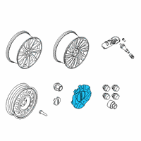 OEM 2021 Lincoln Corsair COVER - WHEEL Diagram - LJ7Z-1130-A