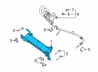 OEM 2018 Ford F-150 Oil Cooler Diagram - JL3Z-7A095-B