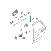 OEM 2004 BMW X5 Operating Rod Diagram - 51-22-8-402-397