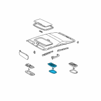 OEM Cargo Lamp Diagram - 81240-12090-B0