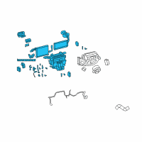OEM Pontiac G8 Module Asm-Heater & A/C Evaporator Diagram - 92204528