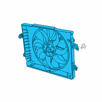 OEM Jeep Fan Assembly-Radiator Cooling Diagram - 68275634AD