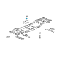 OEM 2009 Chevrolet Suburban 2500 Cushion Diagram - 15837584