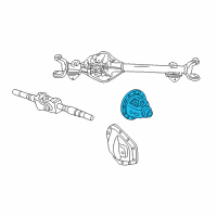 OEM 2002 Ford Excursion Differential Case Diagram - F81Z-3204-AA