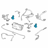 OEM Cadillac CTS Solenoid Diagram - 12665777