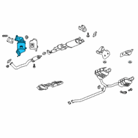 OEM 2020 Chevrolet Traverse Catalytic Converter Diagram - 85513035