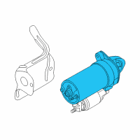 OEM 2005 BMW 545i Exchange Starter Motor Diagram - 12-41-7-610-351