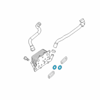 OEM Ford F-250 Super Duty Gasket Diagram - DC3Z-6L621-B