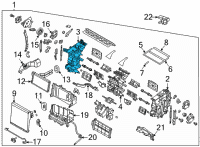 OEM 2021 Hyundai Sonata Case-Heater, LH Diagram - 97134-L5200