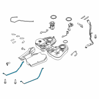 OEM 2009 Ford Taurus X Support Strap Diagram - BB5Z-9054-B