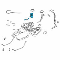 OEM 2012 Ford Explorer Fuel Pump Assembly Diagram - BB5Z-9H307-D