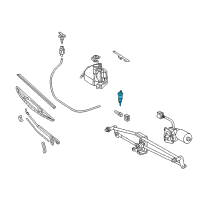 OEM Dodge Reservoir-Washer, Windshield Diagram - 5103700AA