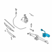 OEM Dodge Sprinter 2500 Motor-WIPER Diagram - 5103561AB